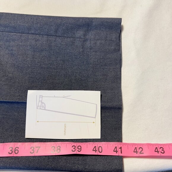 Jones New York Signature Boardroom Slim Ankle Pants in Blue — Size 16 - Picture 10 of 14